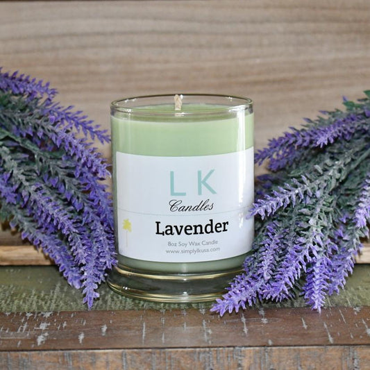 Lavender Scented Candle