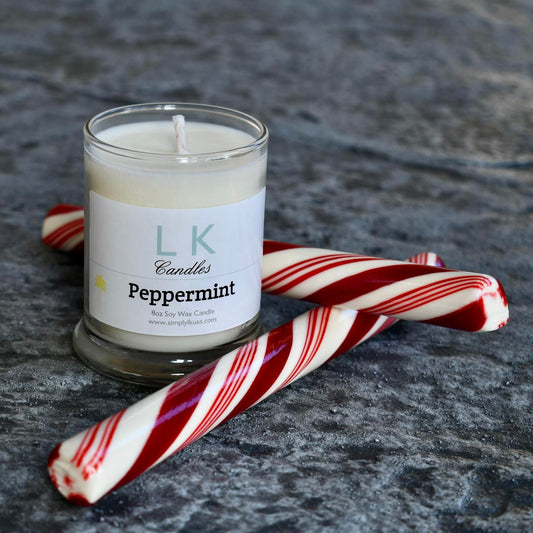 Peppermint Scented Candle
